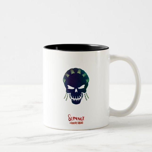 Suicide Squad | Slipknot Head Icon Two-Tone Coffee Mug (Right)