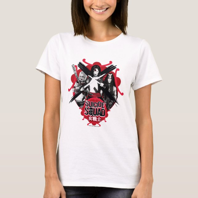 Suicide Squad | Squad Girls "Female Warrior" T-Shirt (Front)