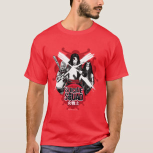 Suicide Squad   Squad Girls "Female Warrior" T-Shirt