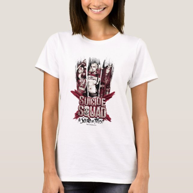 Suicide Squad | Squad Girls "In Squad We Trust" T-Shirt (Front)