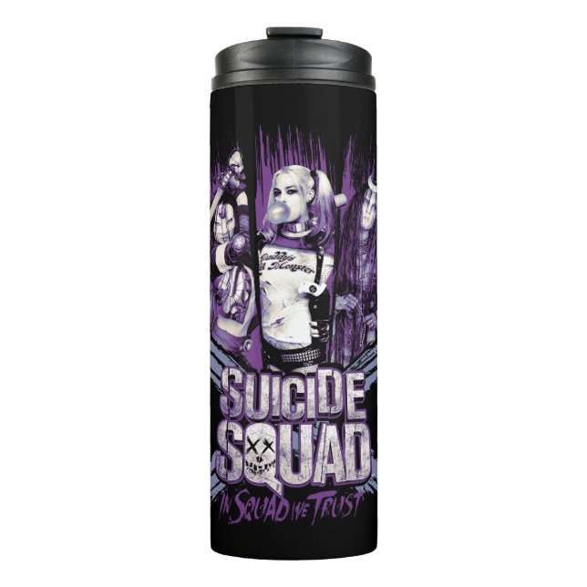 Suicide Squad | Squad Girls "In Squad We Trust" Thermal Tumbler (Front)