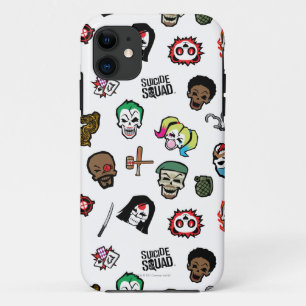 Suicide Squad Suicide Squad Emoji Pattern iPhone 11 Case