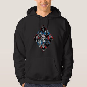 Suicide Squad   Task Force X Chequered Diamond Hoodie
