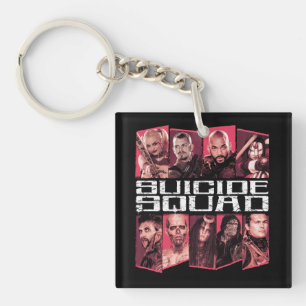 Suicide Squad   Task Force X Group Emblem Keychain