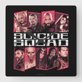 Suicide Squad | Task Force X Group Emblem Square Wall Clock