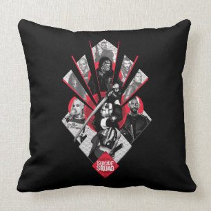 Suicide Squad Task Force X Japanese Graphic Throw Pillow