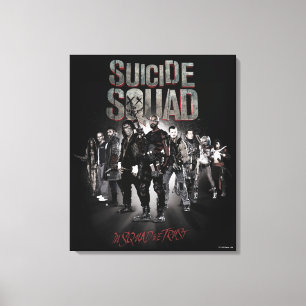 Suicide Squad  Task Force X Lineup Canvas Print