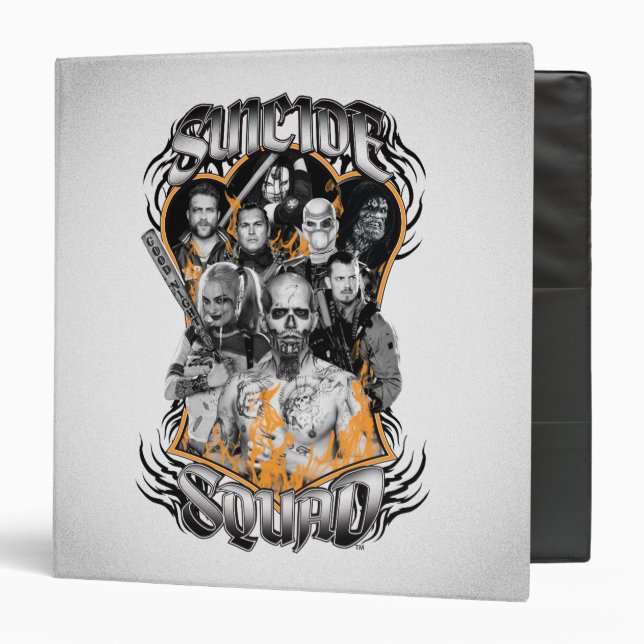 Suicide Squad | Task Force X Tribal Tattoo Binder (Front/Inside)