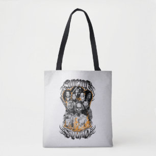Suicide Squad   Task Force X Tribal Tattoo Tote Bag