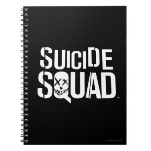 Suicide Squad   White Logo Notebook