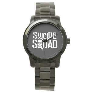 Suicide Squad   White Logo Watch