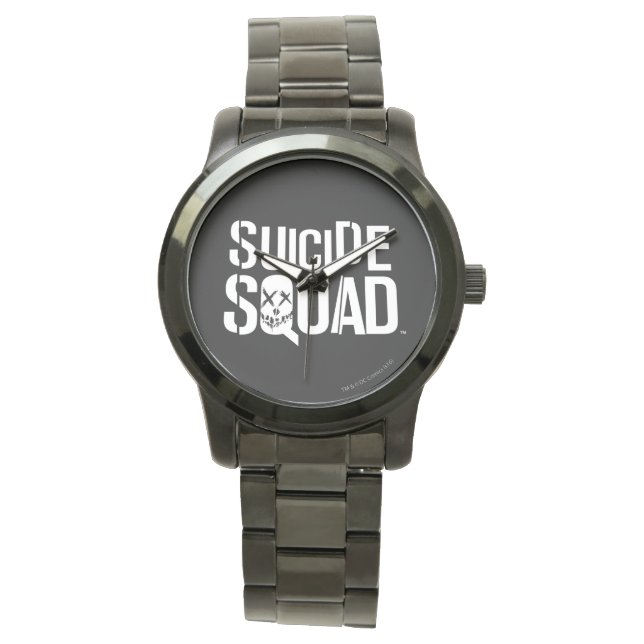 Suicide Squad | White Logo Watch (Front)