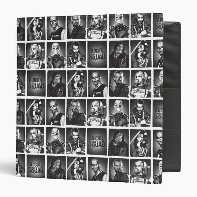 Suicide Squad | Yearbook Pattern Binder (Front/Inside)