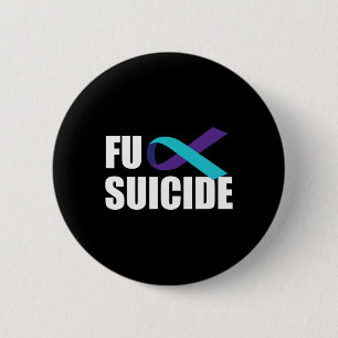 Suicide Suicide Awareness Ribbon Suicide Preventio 2 Inch Round Button
