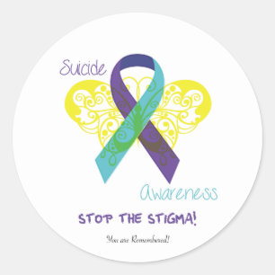 SuicideAwareness.png Classic Round Sticker