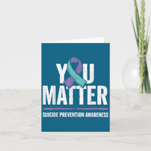 Suicides Prevention Shirts Suicide Awareness  Card