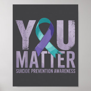 Suicides Prevention Shirts Suicide Awareness  Poster
