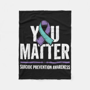Suicides Prevention Shirts Suicide Awareness T Shi Fleece Blanket