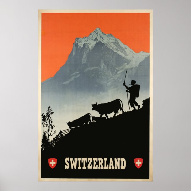 Suisse, affiche Voyage (Devant)