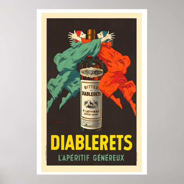 Suisse Aperitif Vintage Food&Drink Poster (Front)