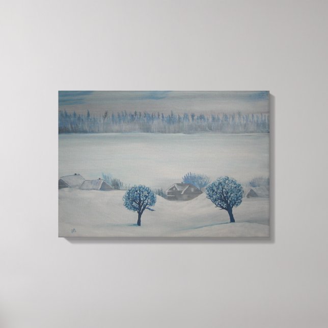 Suisse Campagne Opus 2 Toile d'hiver Imprimer (Recto)