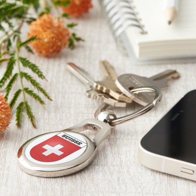 Suisse Coat of Arms | Switzerland Flag Keychain (Creator Uploaded)