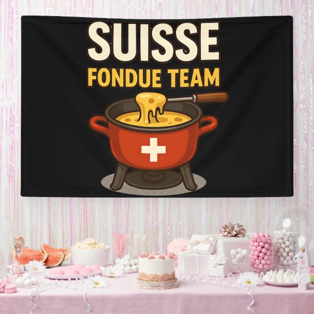 suisse fondue team banner (Party)