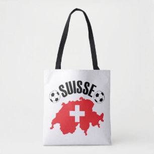 Suisse Football Switzerland Soccer Tote Bag
