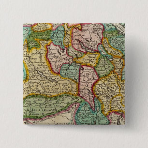 Suisse or Switzerland 2 Inch Square Button