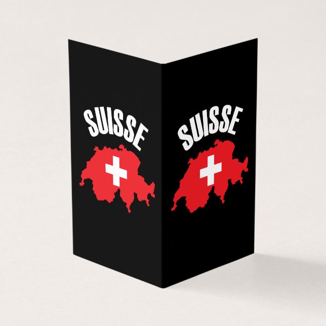 Suisse Switzerland Map Flag (Outside)