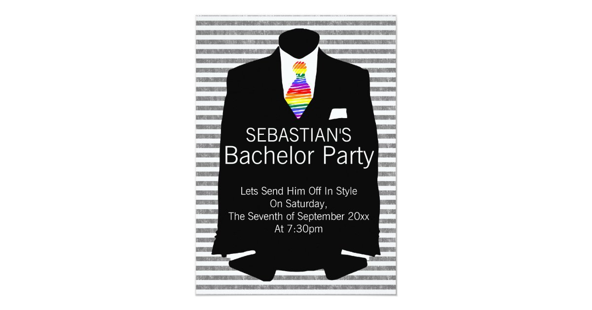 It is a graphic of Dashing Gay Bachelor Party It is an image of Dashing Gay Bachelor Party