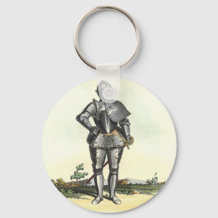 Suit of armour with backdrop keychain