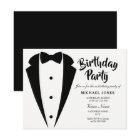 Suit & Tie Sophisticated Birthday Party Invite
