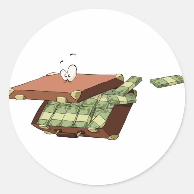 Suitcase Of Money Stickers (Front)
