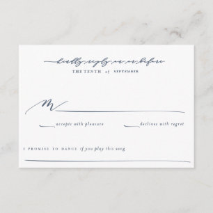 Suite bleue de faire-part de mariage d'aquarelle