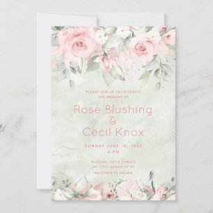 Suite de Faire-part de mariage Roses