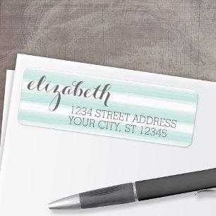 Suite de papeterie Turquoise et gris Pastel pour f