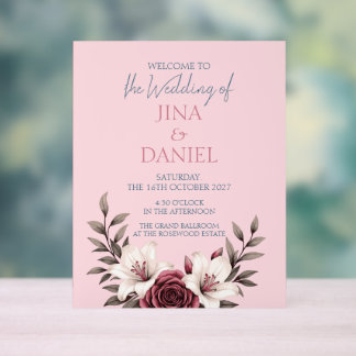 Suite fleurie sophistiquée Micro-Mariage (rose)