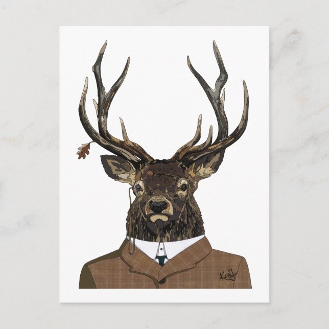 Suited Postcard (Front)