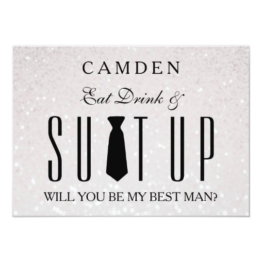 Suitup Will you be my Bestman Card