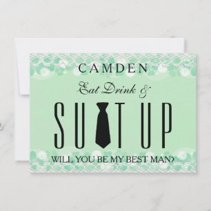 Suitup Will you be my Bestman Invitation