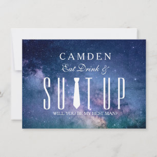 Suitup Will you be my Bestman Invitation