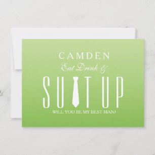 Suitup Will you be my Bestman Invitation