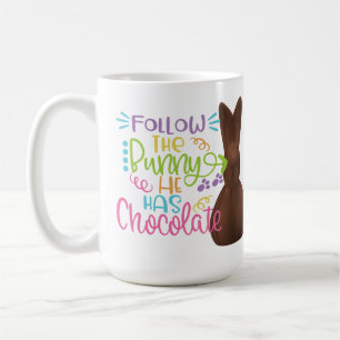 Suivez la Mug de Pâques Bunny