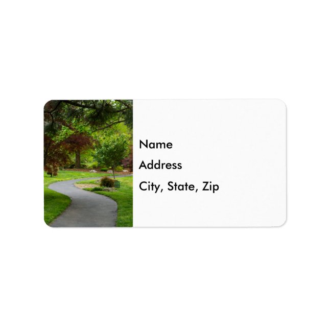 Suivez Le Étiquette de adresse Pathway (Devant)