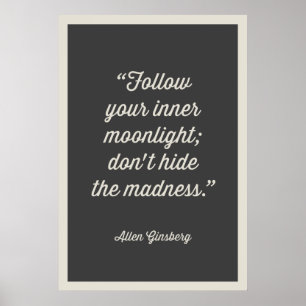 SUIVEZ LE POSTER INNER MOONLIGHT   GRAY
