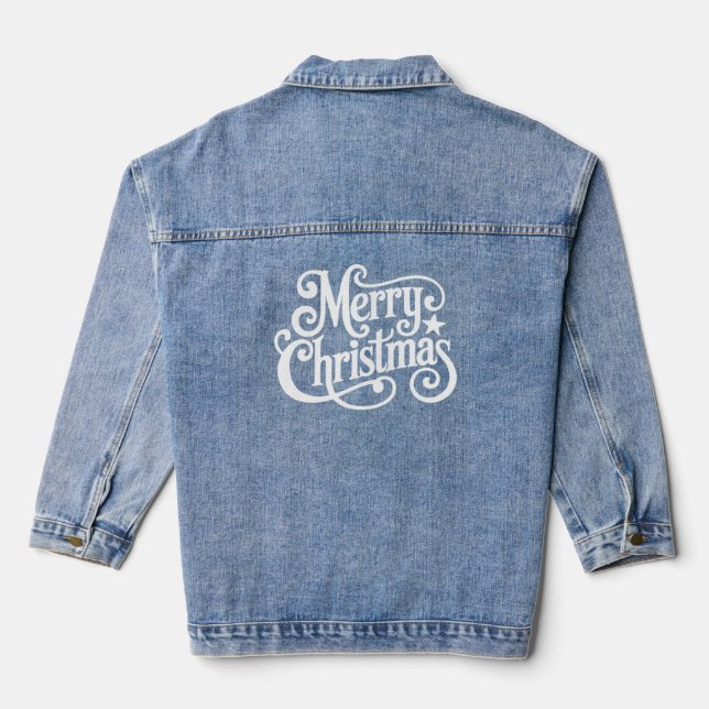 Suivez vos rêves Coloré amusant typographie Denim  (Verso)