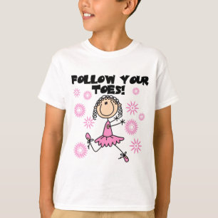 Suivez vos T-shirts et cadeaux de ballerine