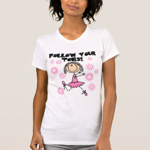 Suivez vos T-shirts et cadeaux de ballerine
