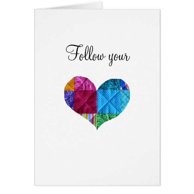Suivez votre carte de coeur (Devant)